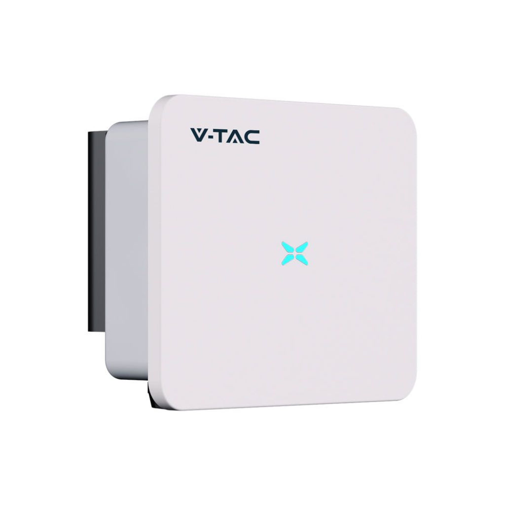 V-TAC Inverter Fotovoltaico di Rete On-Grid INVT XG Series Trifase 10kW, Doppio MPPT, CEI 0-21, Garanzia 10 Anni IP66