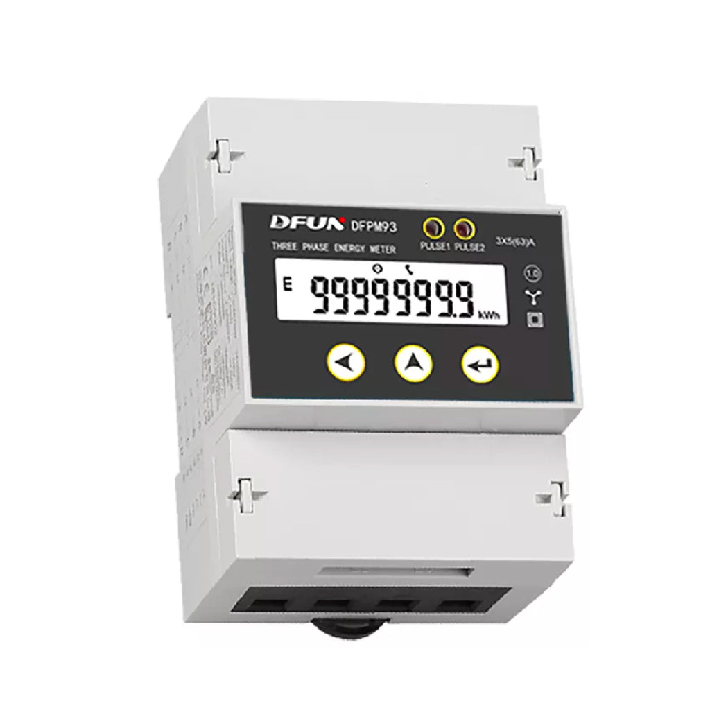 V-TAC Meter DFUN Trifase Contatore Bidirezionale 3*230V/400V RS485 per Misurazione Precisa e Controllo Energetico Avanzato