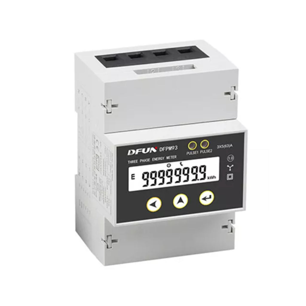 V-TAC Meter DFUN Trifase Contatore Bidirezionale 3*230V/400V RS485 per Misurazione Precisa e Controllo Energetico Avanzato