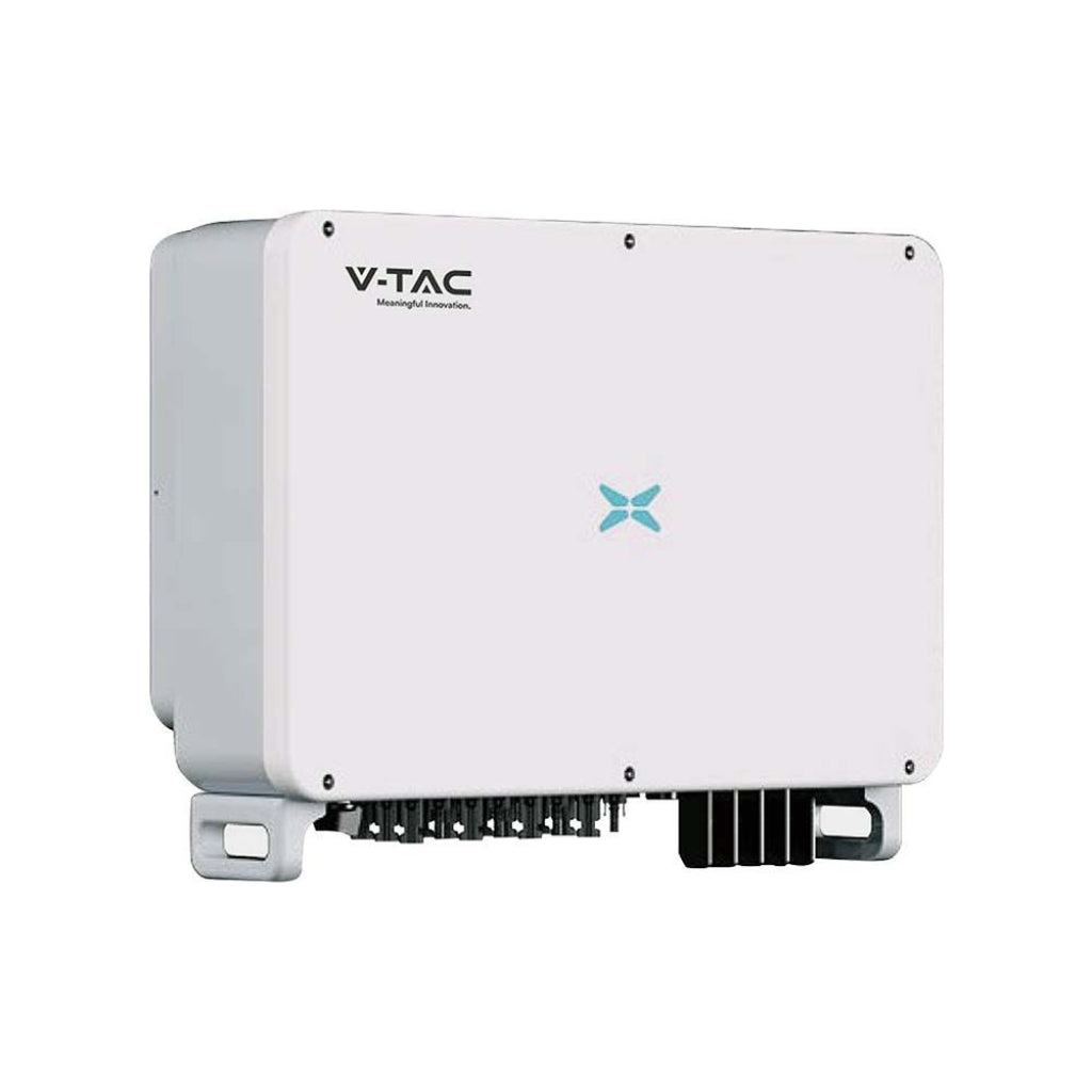 V-TAC Inverter Fotovoltaico di Rete On-Grid INVT XG Series Trifase 50kW, Quadruplo MPPT, CEI 0-21, Garanzia 10 Anni IP66