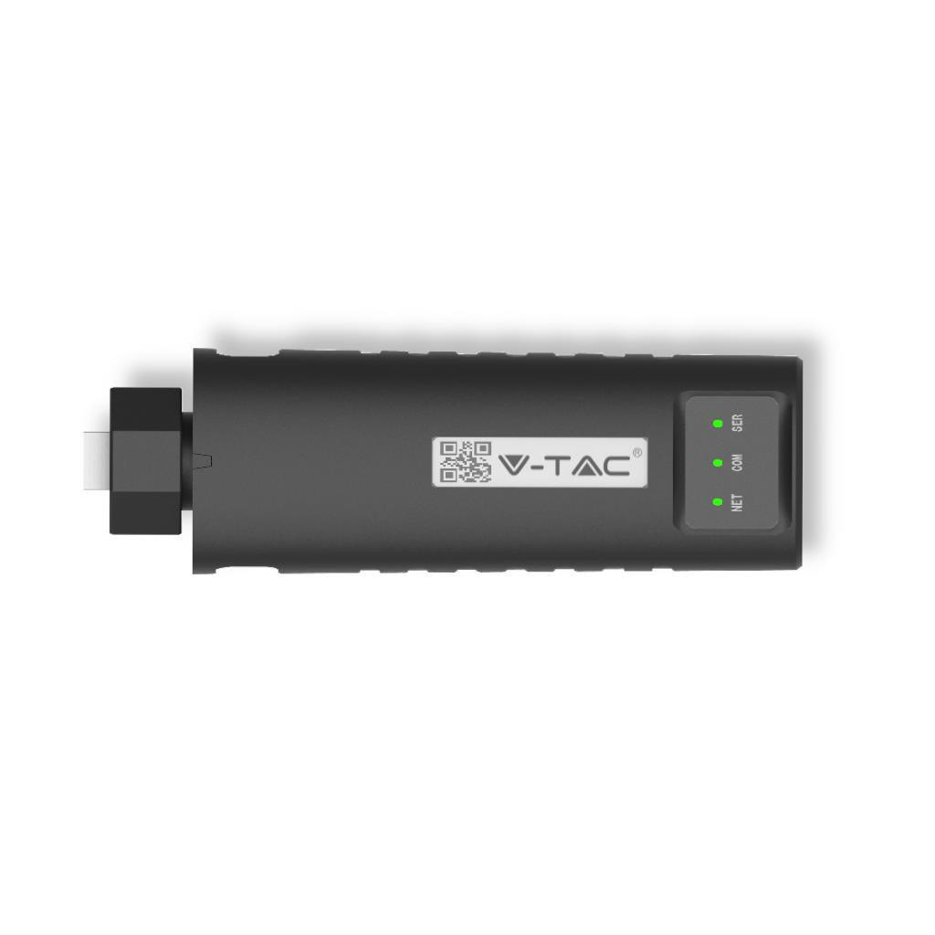 V-TAC Modulo Antenna WiFi 2.4GHz Chiavetta Stick Data Logger per Connessione e Monitoraggio Inverter Fotovoltaici INVT XG Series