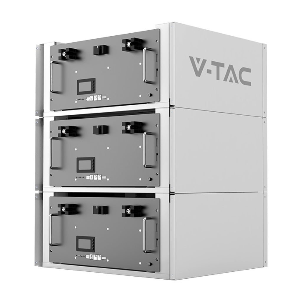 V-TAC Modulo Armadio Rack per Batterie di Accumulo 9.6kWh