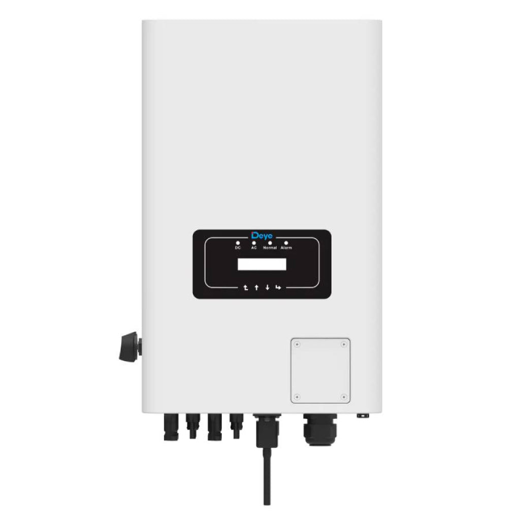 V-TAC Inverter Fotovoltaico Deye Trifase di Rete On-Grid 30kW CEI 0-21 con Schermo LCD, Inclusi TA e WiFi Garanzia 10 Anni IP65
