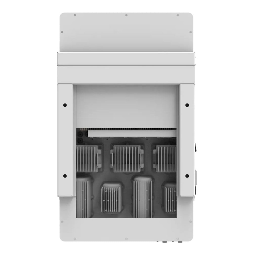 V-TAC Inverter Fotovoltaico Alta Tensione Deye Trifase Ibrido On-Grid/Off-Grid 50kW, Quadruplo MPPT, CEI 0-21, Schermo LCD Touch, WiFi e TA Inclusi, Garanzia 10 Anni IP65