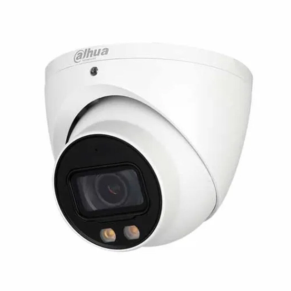 Dahua HAC-HDW2249T-A-LED telecamera Eyeball dome hdcvi ibrida 4in1 2Mpx 3.6mm starlight fullcolor audio osd ip67