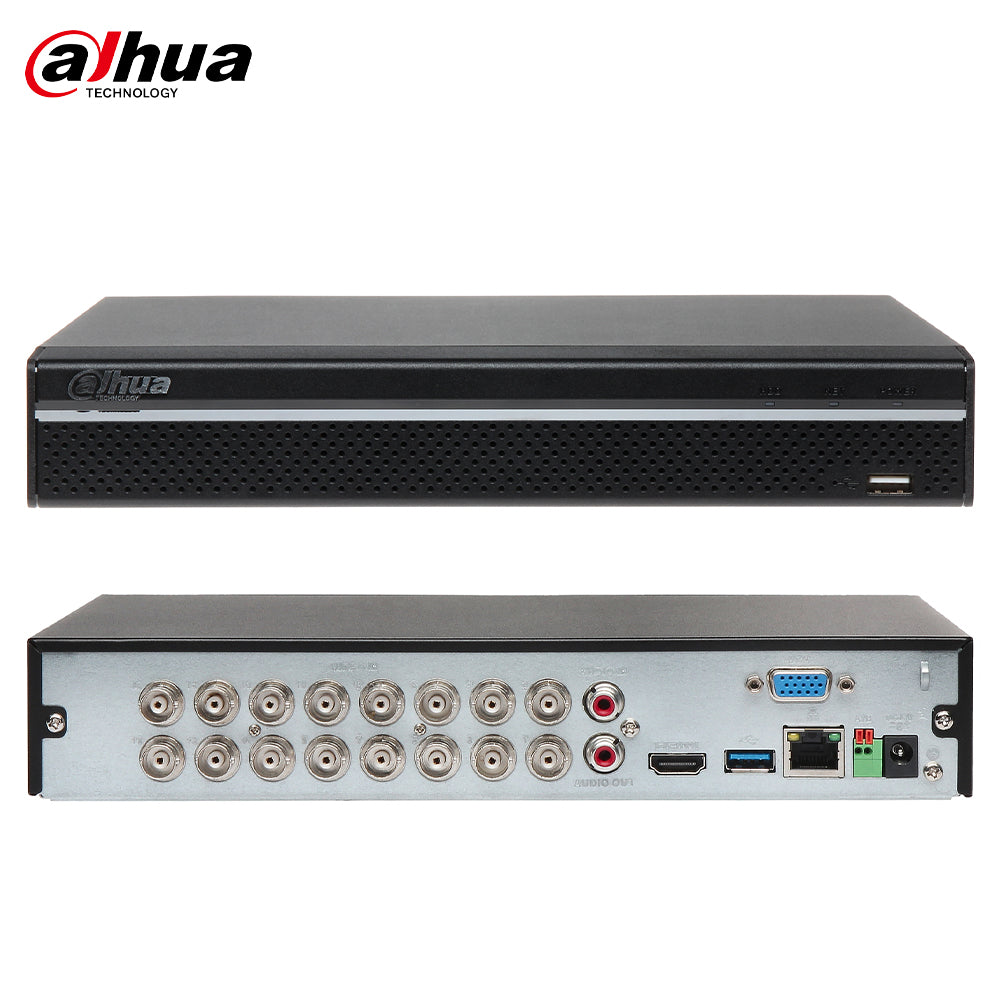 Dvr Dahua 16 Canali Ahd Cvi Tvi Cvbs Ip Ibrido Cloud 5 Mpx Xvr5116Hs-X