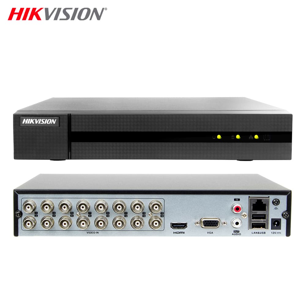Hikvision Hwd-6216Mh-G4 Hiwatch Series Dvr 2K Hd 16Ch@4Mpx 5In1 Tvi/Ahd/Cvi/Cvbs/Ip P2P H.265 Pro+