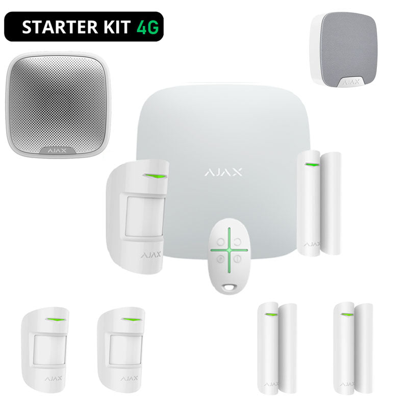 AJAX WIRELESS BURGLAR ALARM KIT FOR HOME AND SHOP WITH 4G APP