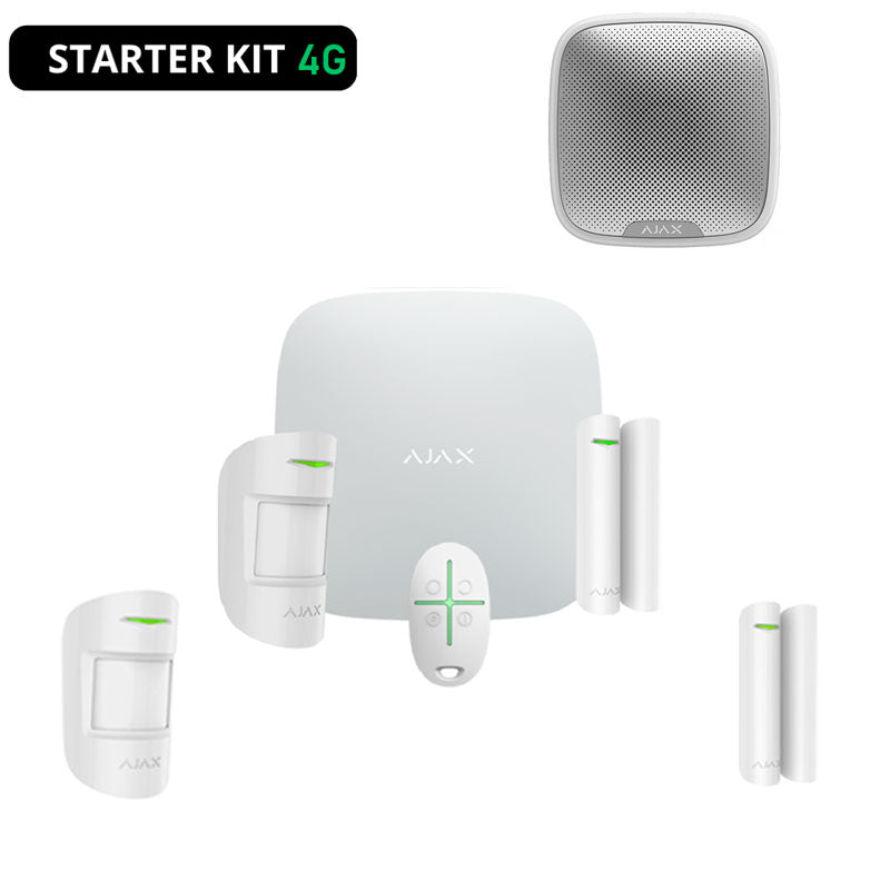 AJAX WIRELESS BURGLAR ALARM KIT FOR HOME AND SHOP WITH 4G APP