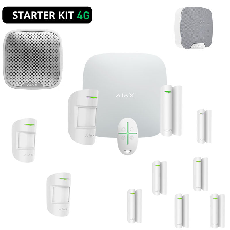 AJAX WIRELESS BURGLAR ALARM KIT FOR HOME AND SHOP WITH 4G APP