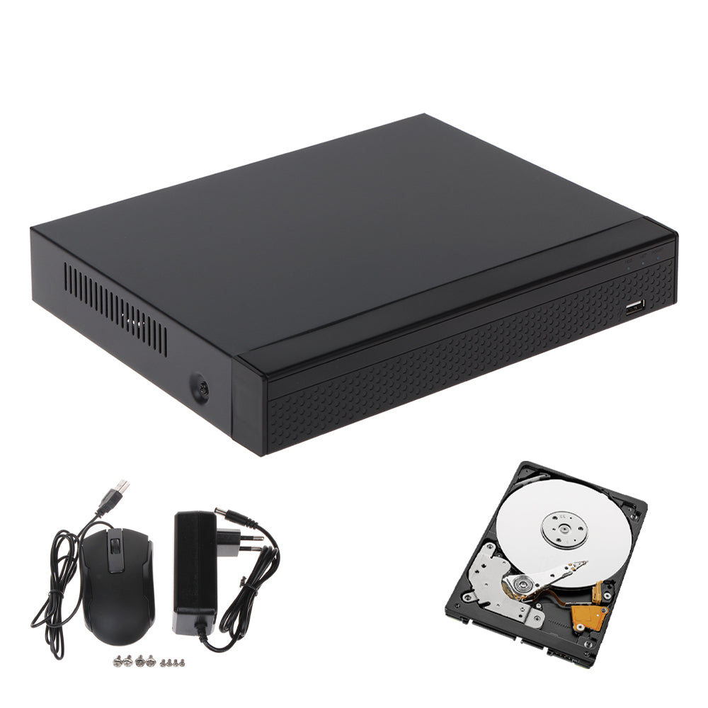 Dvr 4 Canali Ibrido Ahd Cloud P2P Ip 5 Mpx Hd 1 Tb Telecamere Videosorveglianza