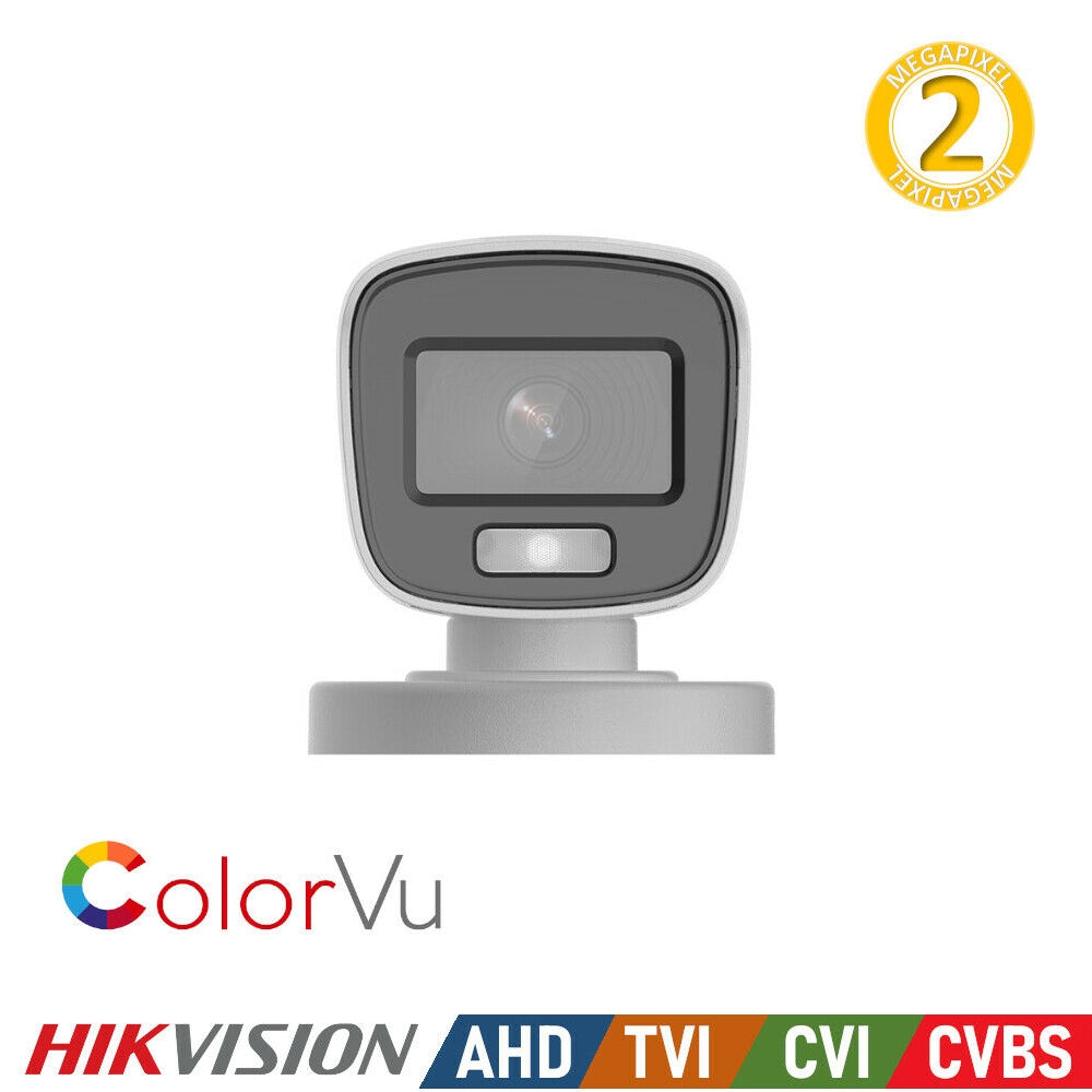 Kit 4 Telecamere Full Color Hikvision 2 Mp Ahd Hd 1 Tb