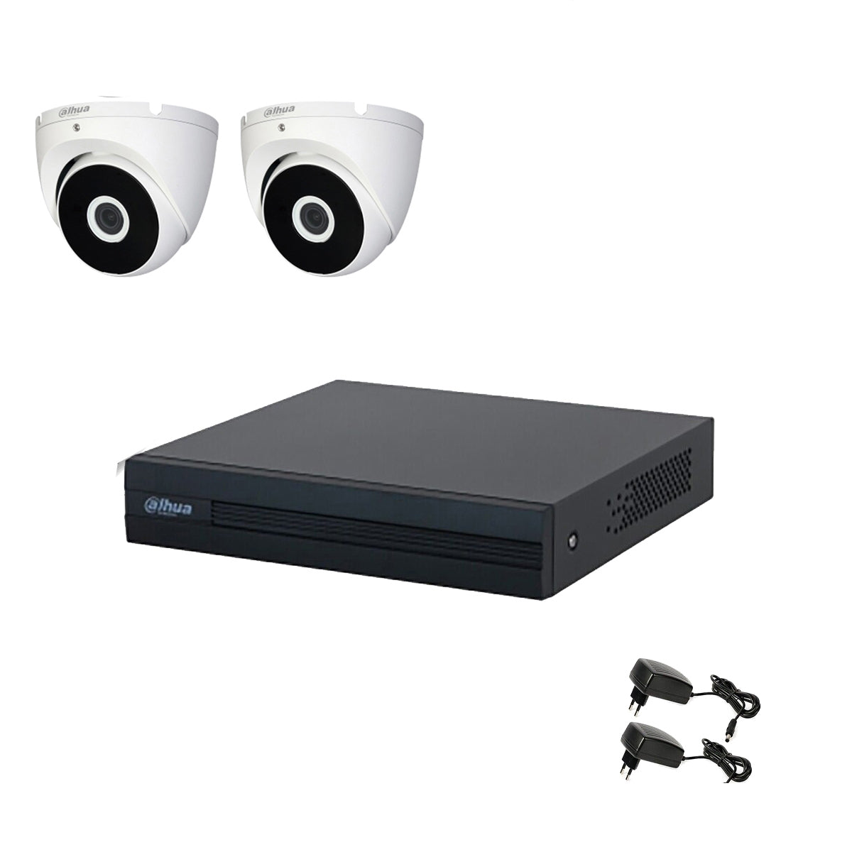 Kit Telecamere Dahua 2 Telecamere 5 Mpx Dvr 8 Canali