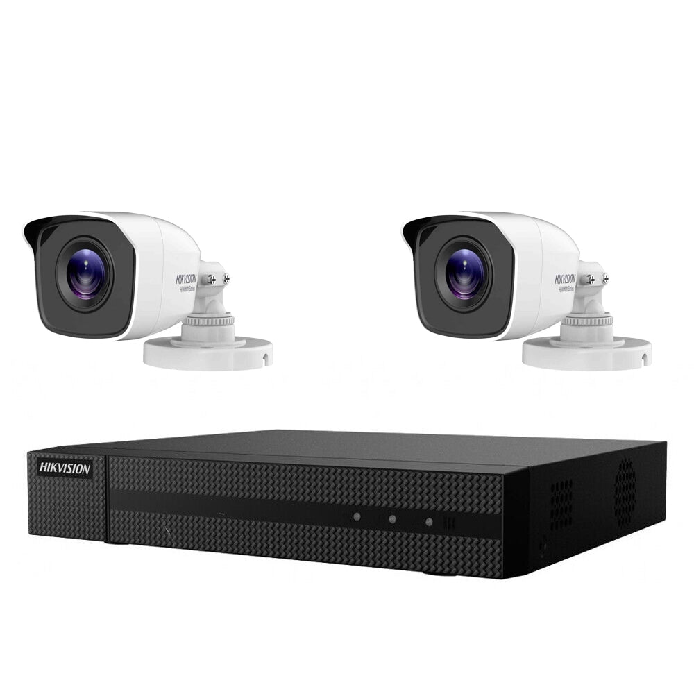 Kit Videosorveglianza Ip Poe 2 Telecamere Hikvision 4 Mpx 4K