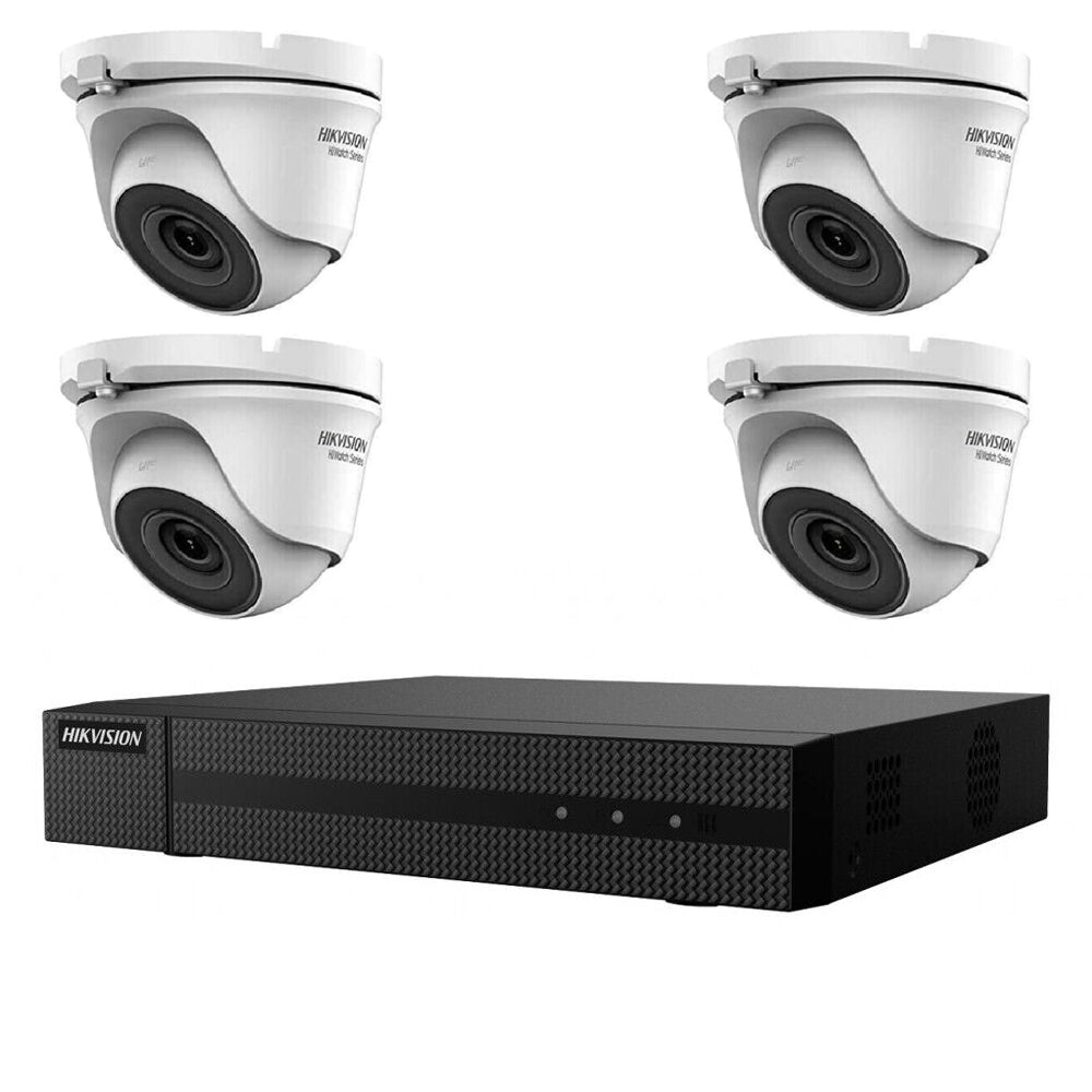 Kit Videosorveglianza Ip Poe 4 Telecamere Hikvision 4 Mpx 4K