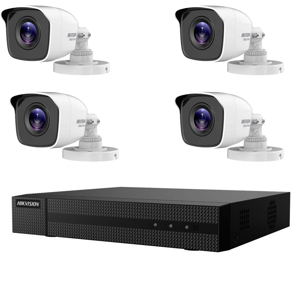 Kit Hikvision Videosorveglianza Ahd 4 Telecamere 5 Mpx