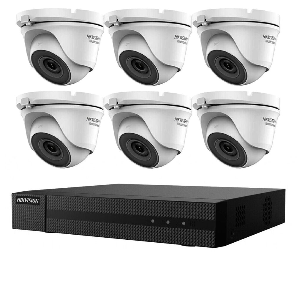 Kit Videosorveglianza Ip Poe 6 Telecamere Hikvision 4 Mpx 4K