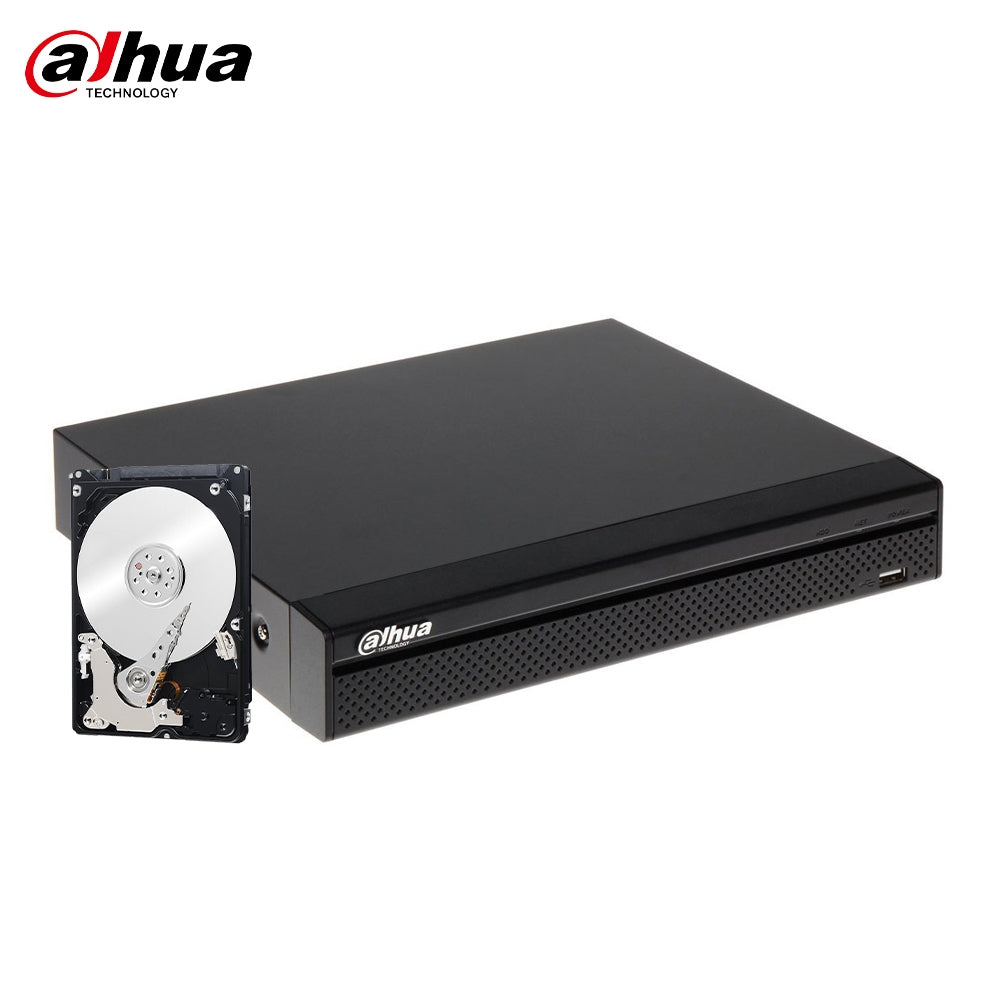 Dvr 8 Canali Dahua Ibrido P2P Cloud 1080N 5In1 Ai 1U Wizsense Hd 500 Gb