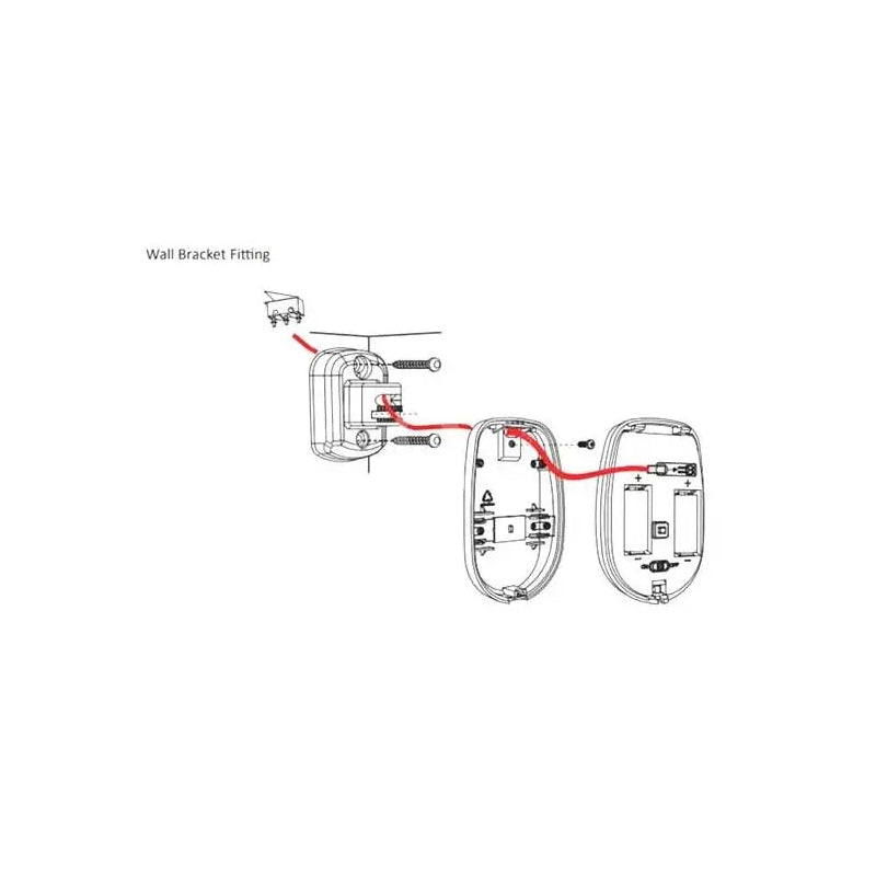 Staffa Interna Per Montaggio A Parete Sensori Ax Pro Hikvision