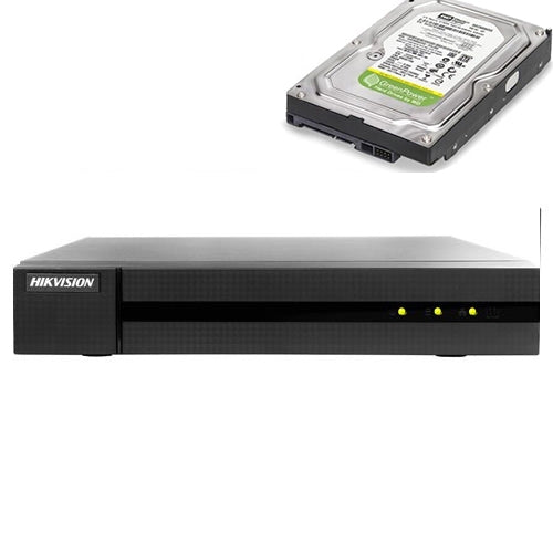 Dvr 16 Canali Hikvision Ahd Ibrido Cloud 2 Mpx Ip Hwd-5116Mh-G4 Hd 1.5 Tb