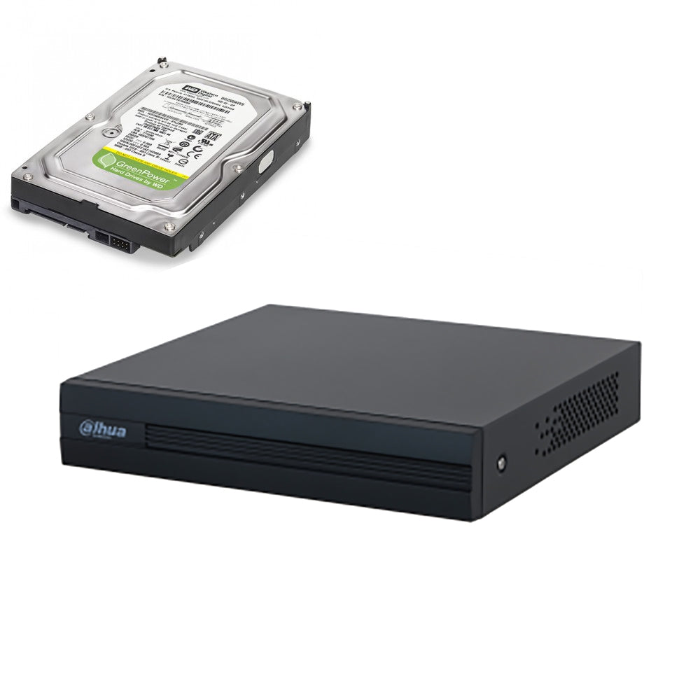 Dvr Dahua Video Registratore 4 Canali Hdcvi Ahd Tvi Cvbs Ip Hd 2Tb Ezxvr1B04I