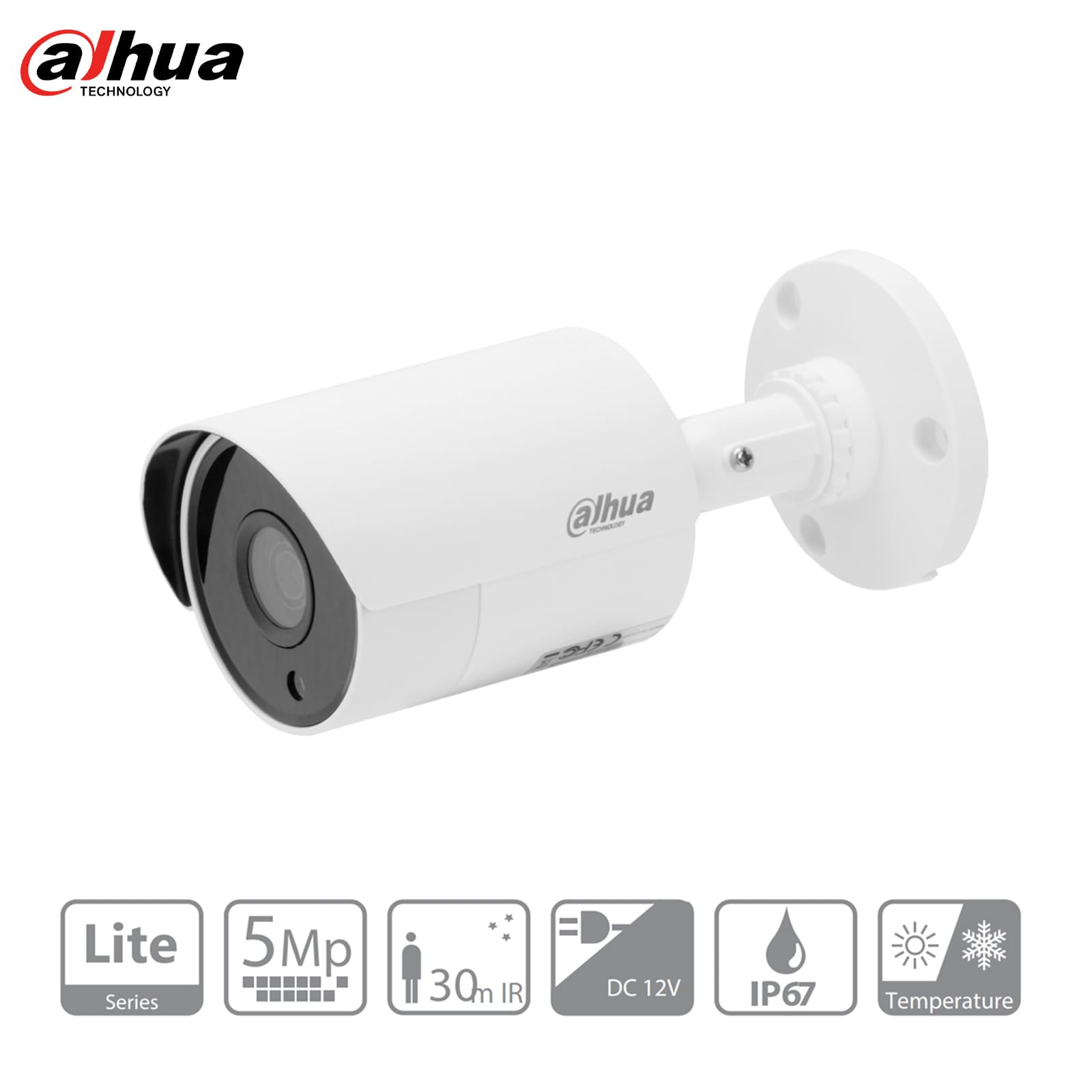 Telecamera Dahua 5 Mpx Ahd 2.8 Mm Ir Led 5 Mpx Videosorveglianza 2 Pezzi