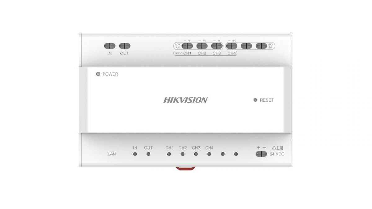 4 Channel Two-Wire Video Intercom Distributor Power Supply for Hikvision Video Intercom