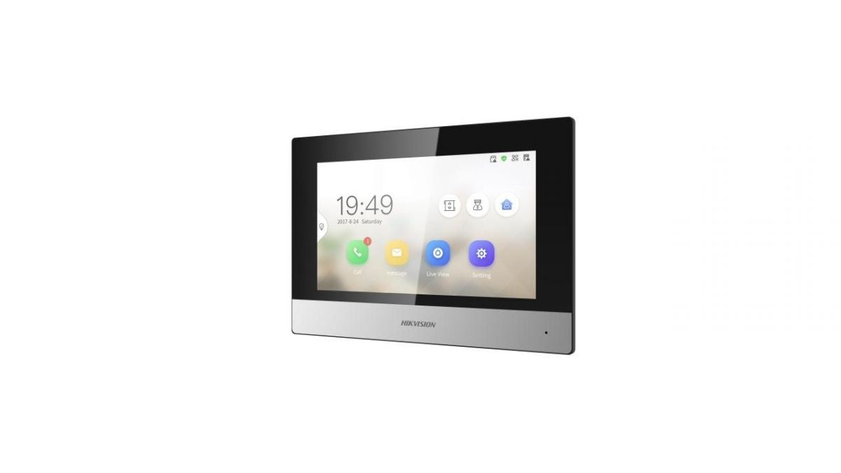 HIKVISION DS-KH6320Y-WTE2 INTERNAL STATION MONITOR 7" TOUCHSCREEN WIFI SDCARD