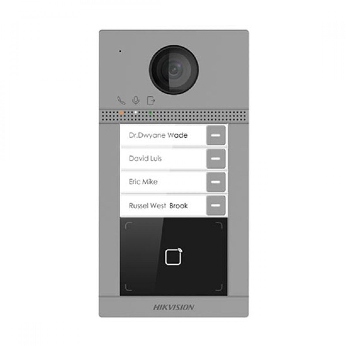 Hik Vision Video Intercom Kit Four-family Villa 4 Doors 4 Monitors IP Poe App