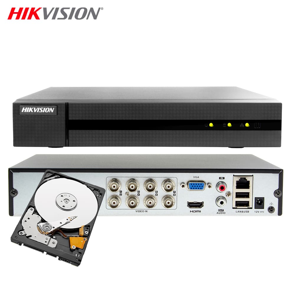 Dvr Hikvision 8 Canali Ibrido Cloud 4 Mpx Ahd Hd 1 Tb Hwd-6108Mh-G4