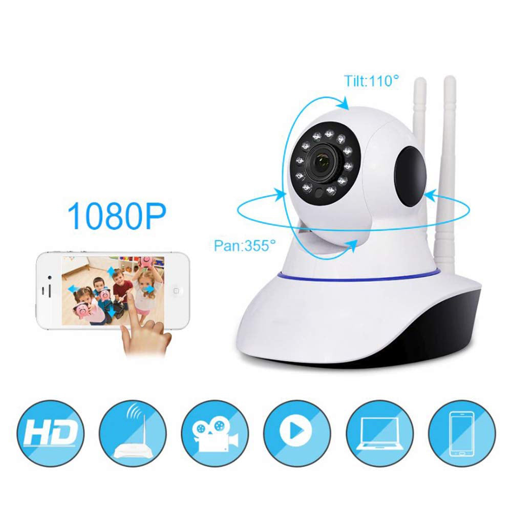 1080P HD Wireless Internal Sd Ip Camera Motorized Ir Infrared Wifi