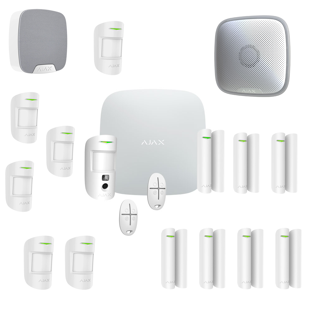 AJAX KIT WIRELESS HOME ALARM BURGLAR ALARM AJ-STARTERKIT-CAM-W WITH APP