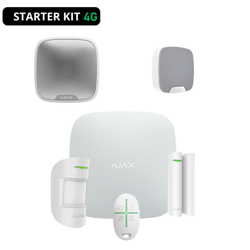 AJAX WIRELESS BURGLAR ALARM KIT FOR HOME AND SHOP WITH 4G APP