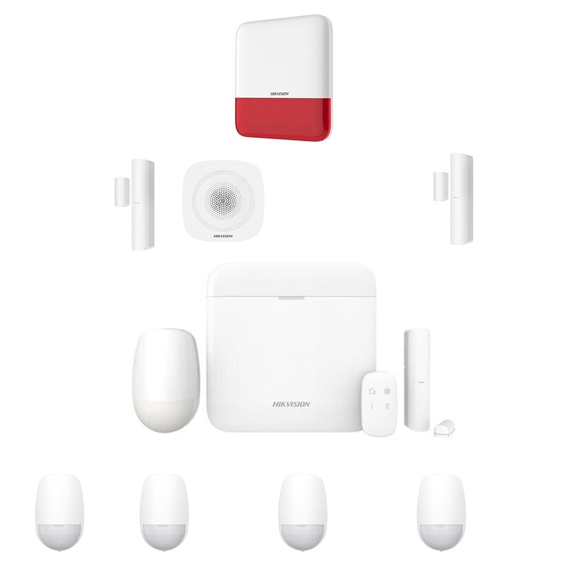 Kit Allarme Casa Wireless Ax Pro Hikvision Gsm Senza Fili Negozio