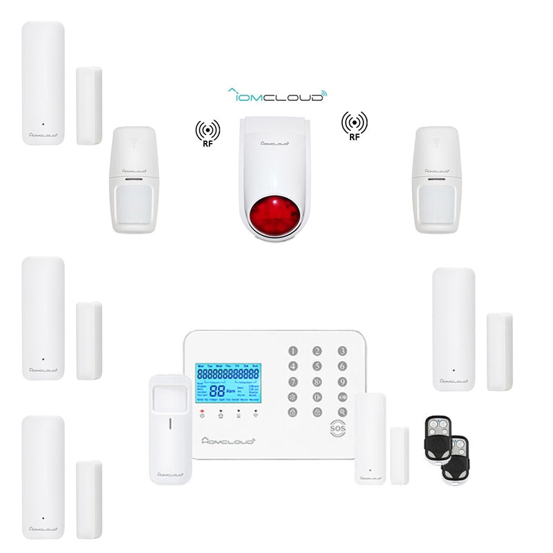 Antifurto Casa Allarme Touch Screen Combinatore Gsm Alexa Google Home