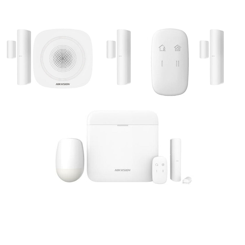Kit Allarme Antifurto Wireless Hikvision Ax Pro Senza Fili 64 Zone