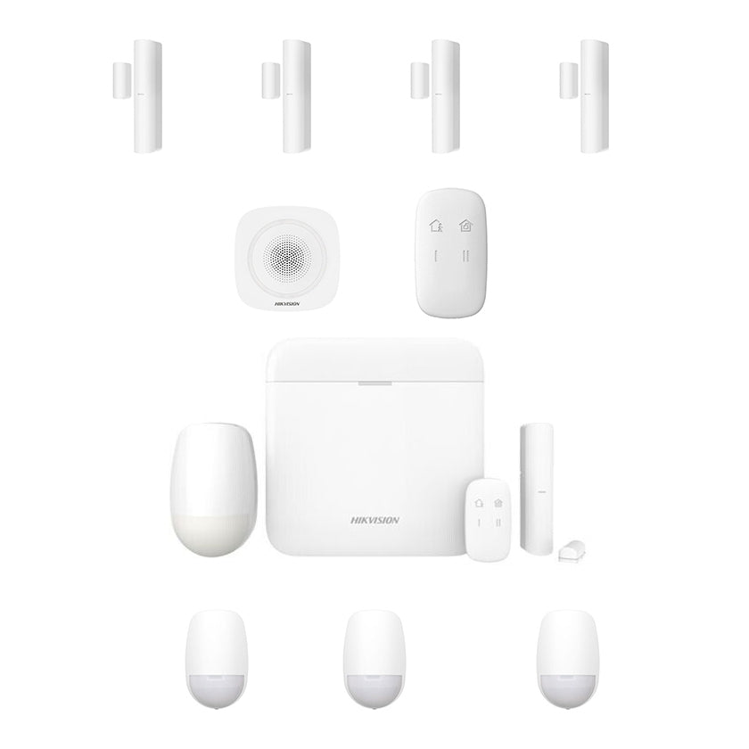 Kit Allarme Casa Antifurto Negozio Wireless Hikvision Ax Pro Senza Fili