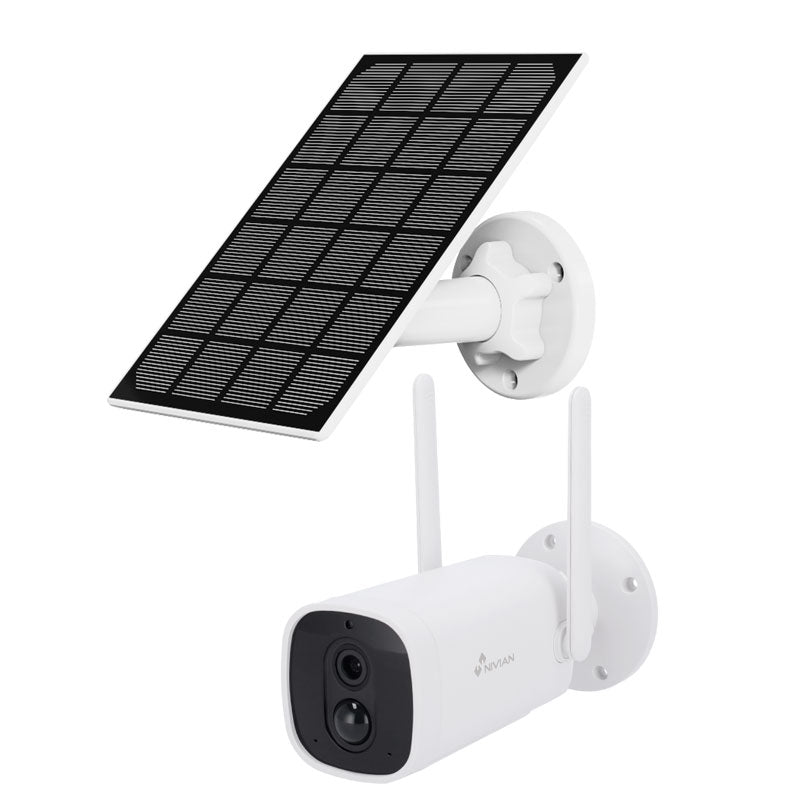 Telecamera Ip Videocamera Di Sorveglianza Con Pannello Solare Batteria Integrata Ip67
