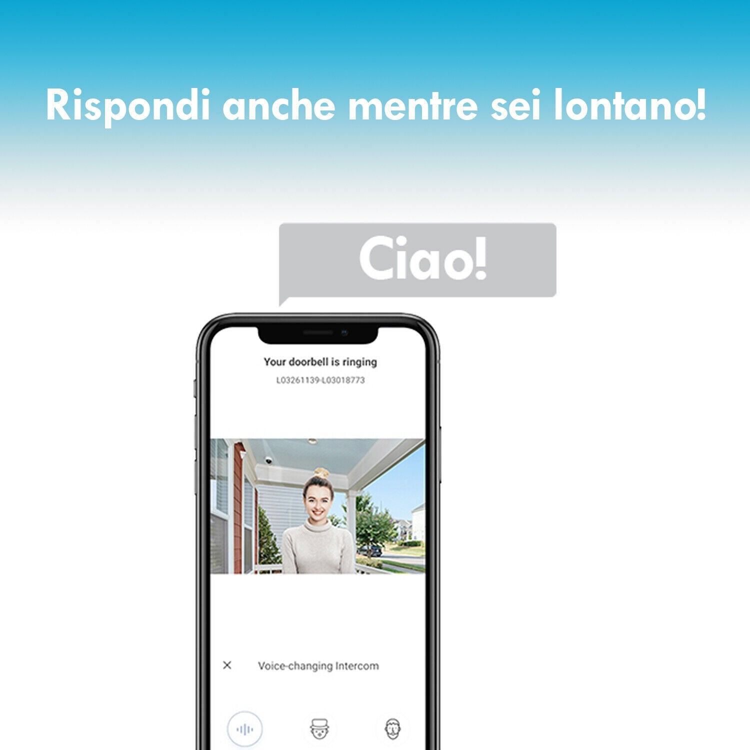 VIDEOCITOFONO SMART HOME 2K INTERNET CITOFONO SMART SCHERMO TOUCH 7" CAMPANELLO