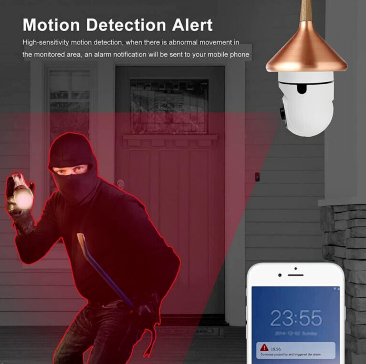 Wi-Fi Camera Cam Video Camera Yosee Audio Video Infrared Lamp Bulb