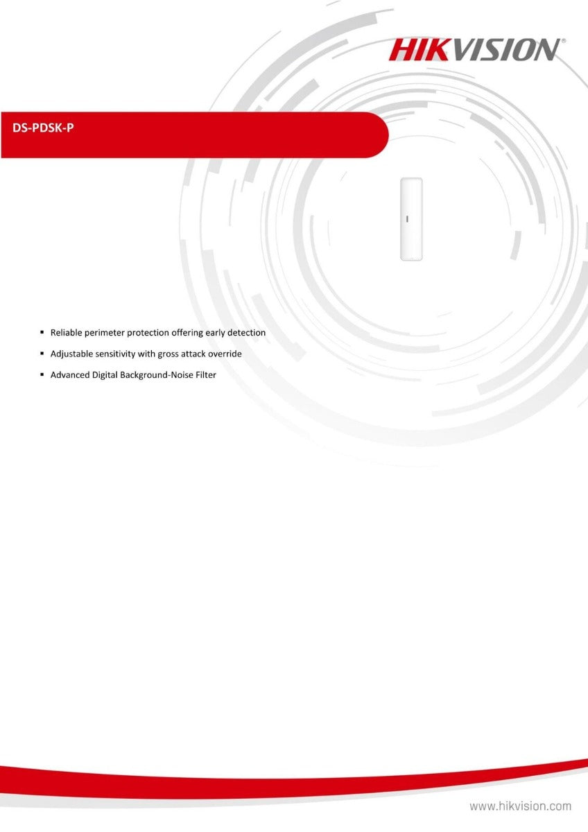 Hikvision Rilevatore Filare Vibrazione Shock Detector Ds-Pdsk-P