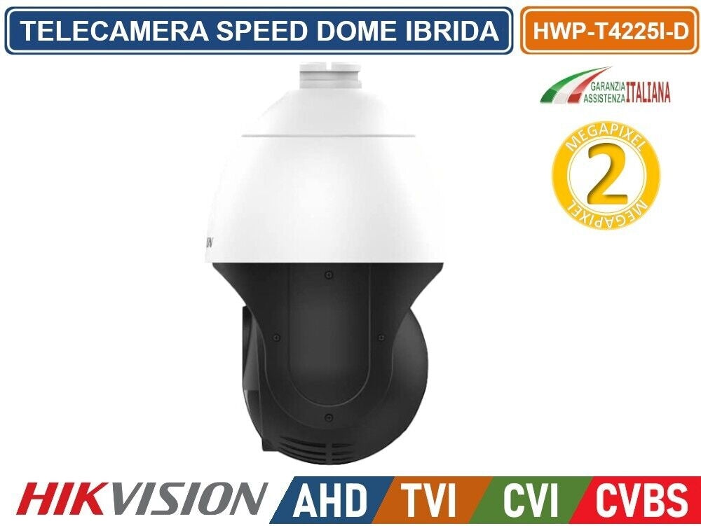 Telecamera Speed Dome Hikvision Ahd 2 Mp Ptz Zoom 15X 100 Metri