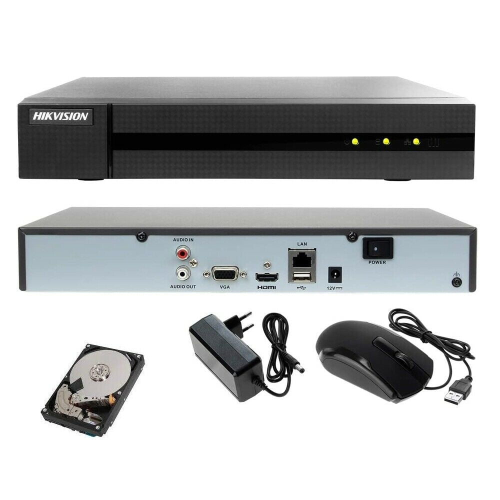 Nvr 16 Canali Hikvision 8.0 Mpx Onvif Videosoeveglianza H.265 4K Hd P2P Hd 2 Tb Hwn-4116Mh