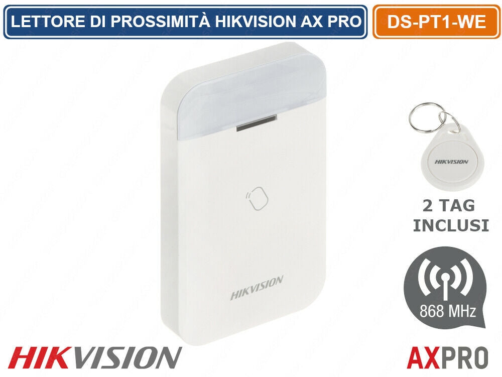 Lettore Di Prossimita Per Tag Rfid Wireless 868Mhz Ds-Pt1-We