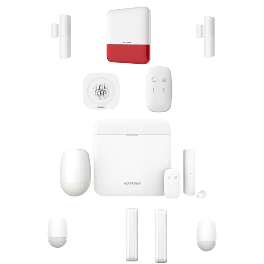 Kit Allarme Casa Antifurto Wireless Ax Pro Hikvision Gsm Senza Fili Negozio