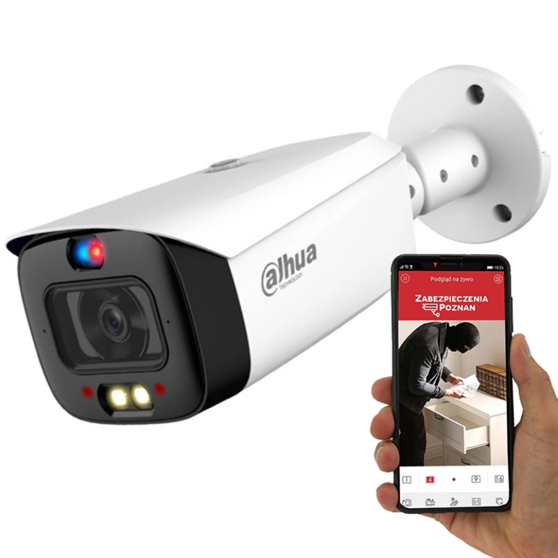 Telecamera Dahua Ip Poe 4Mp Deterrenza Attiva Tioc Full Color