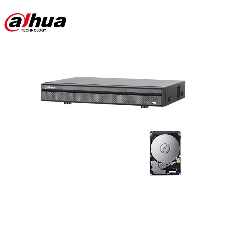 Dahua Dvr 8 Canali Xvr5108Hs-4Kl-X 8 Mpx Ultra Hd 4K 5In1 P2P Ivs Videoanalisi Hard Disk 1 Tb