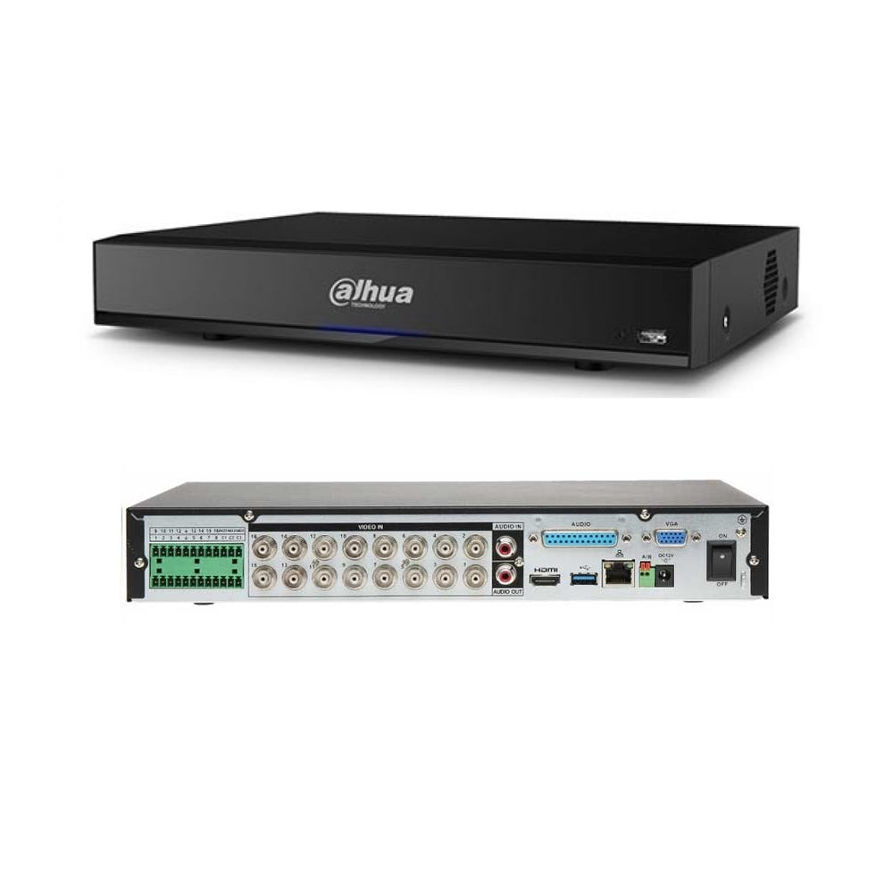 DVR 16 Channels Dahua Hybrid 8 Mpx 4 K CVBS Hdcvi Hdtvi Ahd Ip Hd 2 Tb