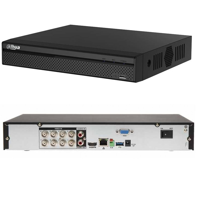 Dahua Dvr 8 Canali 8 Mpx Ultra Hd 4K 5In1 P2P I2 Videoanalisi Hard Disk 2 Tb