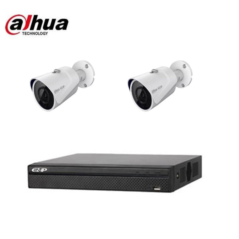 Kit Videosorveglianza Poe Ip 2 Telecamere Dahua 4 Mpx